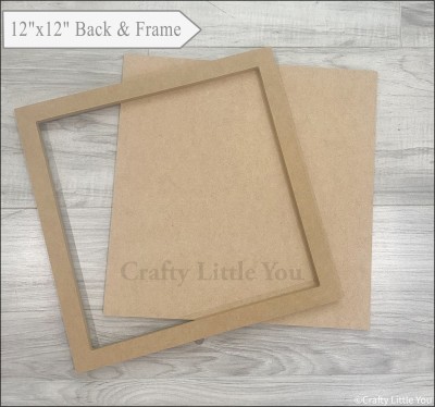 Kit measures 12"x12" and includes:
* 1 Back Piece
*1 Frame