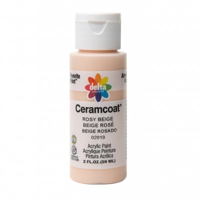 Includes:
*(1) 2 oz. tube of acrylic craft paint.

Delta Ceramcoat Acrylic Paint is an all-purpose, premium quality acrylic paint formulated specifically for the decorative painter and craft enthusiast. Its rich and creamy formula provides excellent coverage and consistent color on all porous surfaces—such as wood, terracotta, plaster, and paper mache—and dries to a beautiful matte finish. All colors are water-based and non-toxic, making cleanup easy with soap and water.