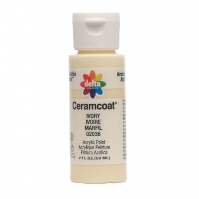 Includes:
*(1) 2 oz. tube of acrylic craft paint.

Delta Ceramcoat Acrylic Paint is an all-purpose, premium quality acrylic paint formulated specifically for the decorative painter and craft enthusiast. Its rich and creamy formula provides excellent coverage and consistent color on all porous surfaces—such as wood, terracotta, plaster, and paper mache—and dries to a beautiful matte finish. All colors are water-based and non-toxic, making cleanup easy with soap and water.