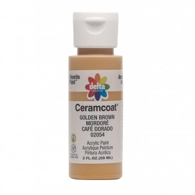 Includes:
*(1) 2 oz. tube of acrylic craft paint.

Delta Ceramcoat Acrylic Paint is an all-purpose, premium quality acrylic paint formulated specifically for the decorative painter and craft enthusiast. Its rich and creamy formula provides excellent coverage and consistent color on all porous surfaces—such as wood, terracotta, plaster, and paper mache—and dries to a beautiful matte finish. All colors are water-based and non-toxic, making cleanup easy with soap and water.