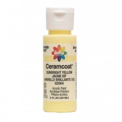 Includes:
*(1) 2 oz. tube of acrylic craft paint.

Delta Ceramcoat Acrylic Paint is an all-purpose, premium quality acrylic paint formulated specifically for the decorative painter and craft enthusiast. Its rich and creamy formula provides excellent coverage and consistent color on all porous surfaces—such as wood, terracotta, plaster, and paper mache—and dries to a beautiful matte finish. All colors are water-based and non-toxic, making cleanup easy with soap and water.