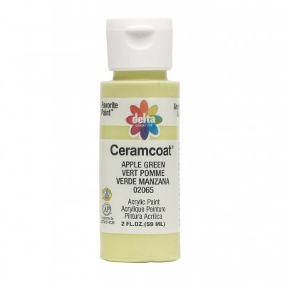 Includes:
*(1) 2 oz. tube of acrylic craft paint.

Delta Ceramcoat Acrylic Paint is an all-purpose, premium quality acrylic paint formulated specifically for the decorative painter and craft enthusiast. Its rich and creamy formula provides excellent coverage and consistent color on all porous surfaces—such as wood, terracotta, plaster, and paper mache—and dries to a beautiful matte finish. All colors are water-based and non-toxic, making cleanup easy with soap and water.