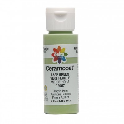 Includes:
*(1) 2 oz. tube of acrylic craft paint.

Delta Ceramcoat Acrylic Paint is an all-purpose, premium quality acrylic paint formulated specifically for the decorative painter and craft enthusiast. Its rich and creamy formula provides excellent coverage and consistent color on all porous surfaces—such as wood, terracotta, plaster, and paper mache—and dries to a beautiful matte finish. All colors are water-based and non-toxic, making cleanup easy with soap and water.