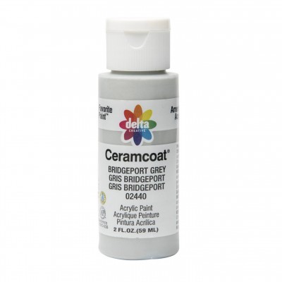 Includes:
*(1) 2 oz. tube of acrylic craft paint.

Delta Ceramcoat Acrylic Paint is an all-purpose, premium quality acrylic paint formulated specifically for the decorative painter and craft enthusiast. Its rich and creamy formula provides excellent coverage and consistent color on all porous surfaces—such as wood, terracotta, plaster, and paper mache—and dries to a beautiful matte finish. All colors are water-based and non-toxic, making cleanup easy with soap and water.