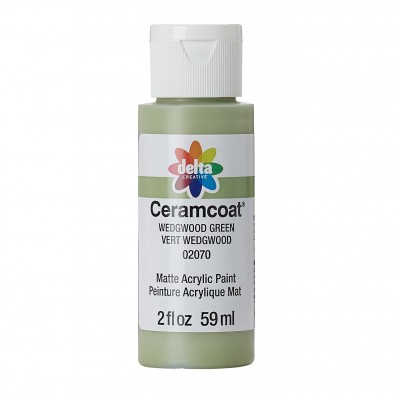 Includes:
*(1) 2 oz. tube of acrylic craft paint.

Delta Ceramcoat Acrylic Paint is an all-purpose, premium quality acrylic paint formulated specifically for the decorative painter and craft enthusiast. Its rich and creamy formula provides excellent coverage and consistent color on all porous surfaces—such as wood, terracotta, plaster, and paper mache—and dries to a beautiful matte finish. All colors are water-based and non-toxic, making cleanup easy with soap and water.