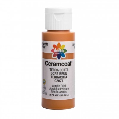 Includes:
*(1) 2 oz. tube of acrylic craft paint.

Delta Ceramcoat Acrylic Paint is an all-purpose, premium quality acrylic paint formulated specifically for the decorative painter and craft enthusiast. Its rich and creamy formula provides excellent coverage and consistent color on all porous surfaces—such as wood, terracotta, plaster, and paper mache—and dries to a beautiful matte finish. All colors are water-based and non-toxic, making cleanup easy with soap and water.