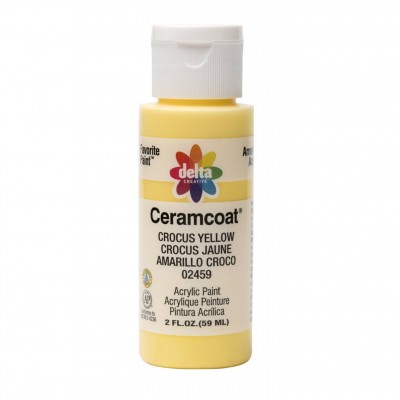 Includes:
*(1) 2 oz. tube of acrylic craft paint.

Delta Ceramcoat Acrylic Paint is an all-purpose, premium quality acrylic paint formulated specifically for the decorative painter and craft enthusiast. Its rich and creamy formula provides excellent coverage and consistent color on all porous surfaces—such as wood, terracotta, plaster, and paper mache—and dries to a beautiful matte finish. All colors are water-based and non-toxic, making cleanup easy with soap and water.