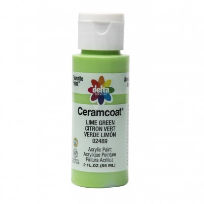 Includes:
*(1) 2 oz. tube of acrylic craft paint.

Delta Ceramcoat Acrylic Paint is an all-purpose, premium quality acrylic paint formulated specifically for the decorative painter and craft enthusiast. Its rich and creamy formula provides excellent coverage and consistent color on all porous surfaces—such as wood, terracotta, plaster, and paper mache—and dries to a beautiful matte finish. All colors are water-based and non-toxic, making cleanup easy with soap and water.