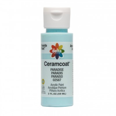 Includes:
*(1) 2 oz. tube of acrylic craft paint.

Delta Ceramcoat Acrylic Paint is an all-purpose, premium quality acrylic paint formulated specifically for the decorative painter and craft enthusiast. Its rich and creamy formula provides excellent coverage and consistent color on all porous surfaces—such as wood, terracotta, plaster, and paper mache—and dries to a beautiful matte finish. All colors are water-based and non-toxic, making cleanup easy with soap and water.