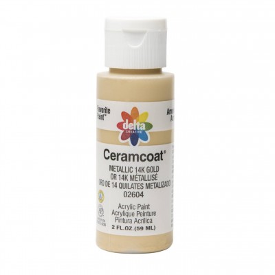 Includes:
*(1) 2 oz. tube of acrylic craft paint.

Delta Ceramcoat Acrylic Paint is an all-purpose, premium quality acrylic paint formulated specifically for the decorative painter and craft enthusiast. Its rich and creamy formula provides excellent coverage and consistent color on all porous surfaces—such as wood, terracotta, plaster, and paper mache—and dries to a beautiful matte finish. All colors are water-based and non-toxic, making cleanup easy with soap and water.