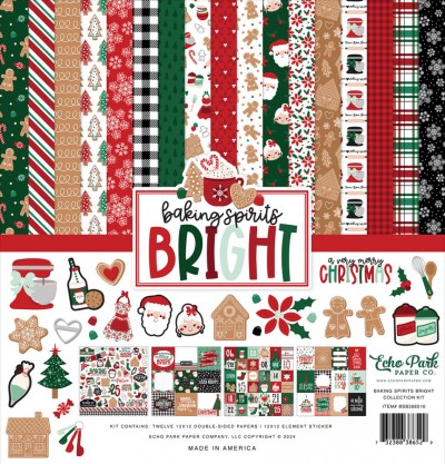 Each Collection Kit includes twelve 12” x 12” double sided papers that feature unique designs on each side. Kits also includes one 12”x12" Element Sticker Sheet that highlights some favorite details from within the collection.