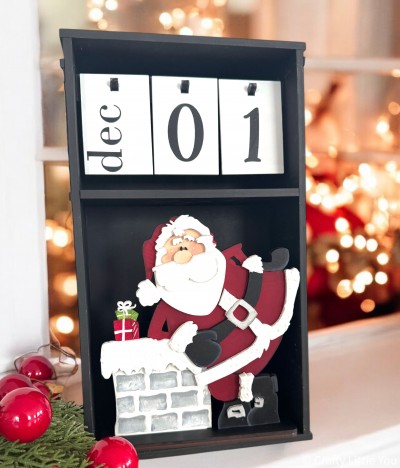 Buy the Box Calendar get a FREE Santa & Chimney!